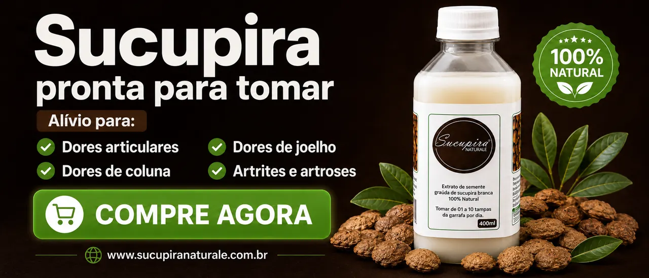 Quantas tampinhas de sucupira por dia
