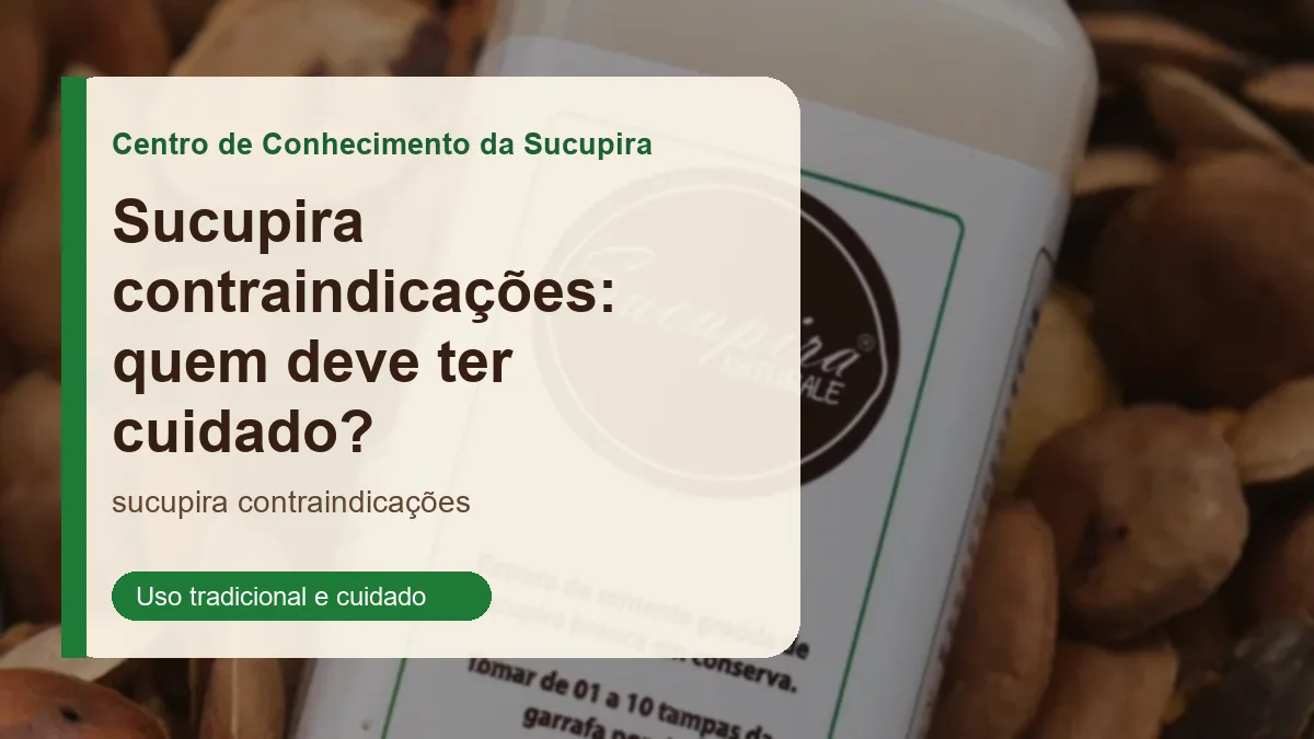 Foto relacionada ao artigo: Sucupira contraindicações: quem deve ter cuidado?